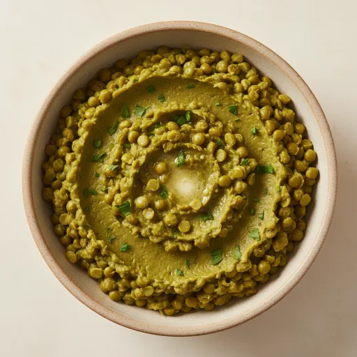 Split peas, cooked