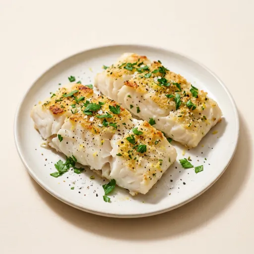 Cod, baked